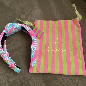 Lele Sadoughi x Lilly Regular Knotted Headband